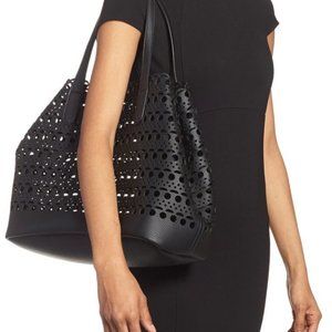 FLAWLESS Street Level Perforated Faux Leather Tote